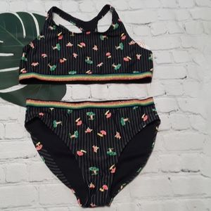 Wonder Nation Girl's 2 Piece Bathing Suit.